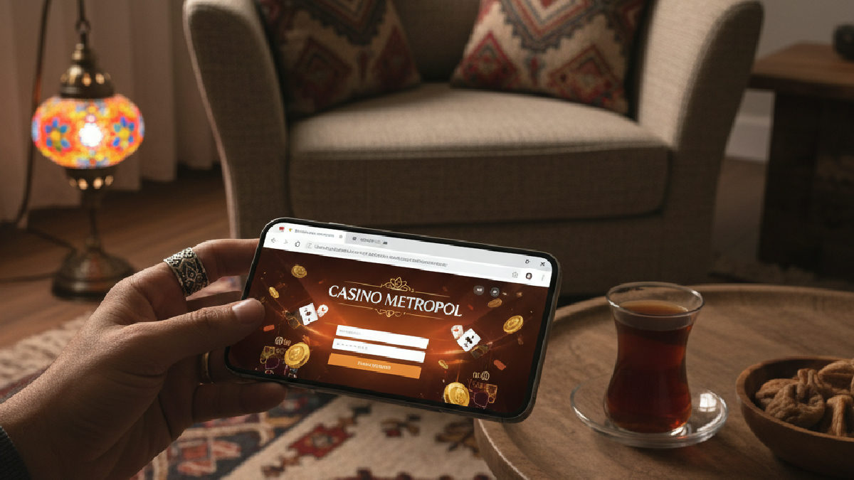 Mobil cihazlardan Casino Metropol erişimi sağlarken kolay ve hızlı bir arayüz.